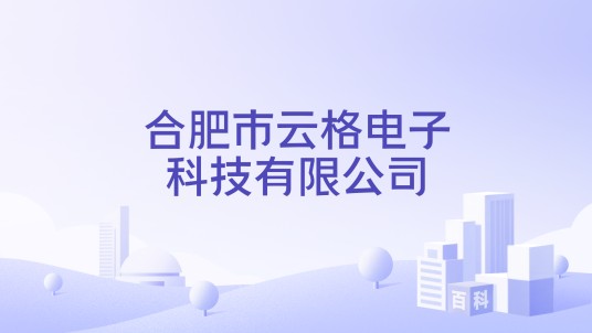合肥市云格电子科技有限公司