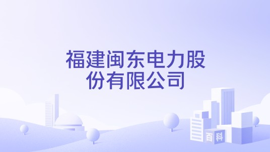 福建闽东电力股份有限公司