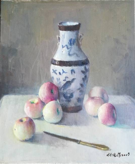 静物（刘依闻油画作品）