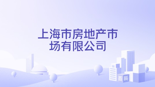 上海市房地产市场有限公司