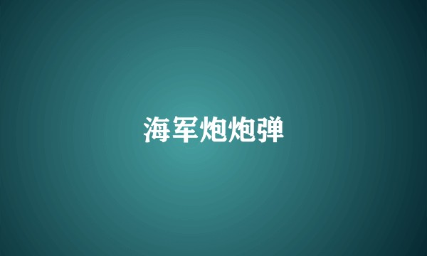 海军炮炮弹