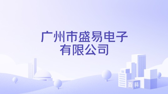 广州市盛易电子有限公司