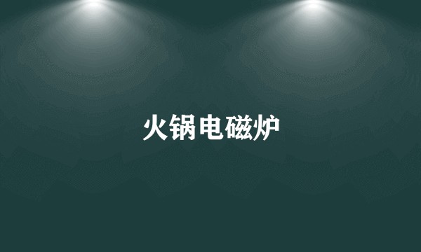 火锅电磁炉