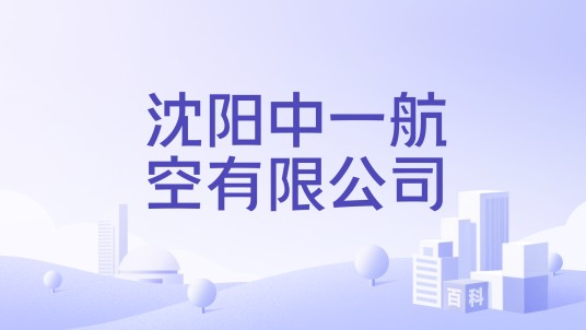 沈阳中一航空有限公司