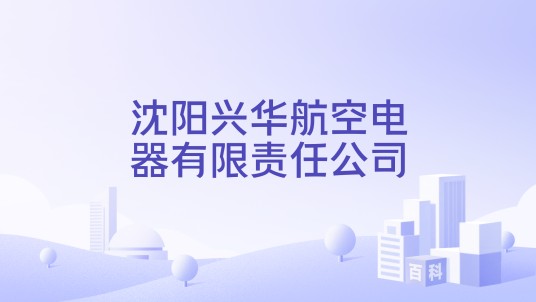 沈阳兴华航空电器有限责任公司