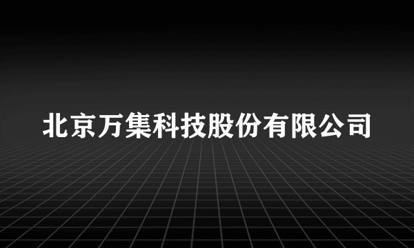 北京万集科技股份有限公司