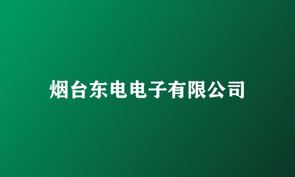 烟台东电电子有限公司