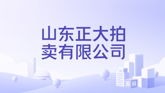 山东正大拍卖有限公司
