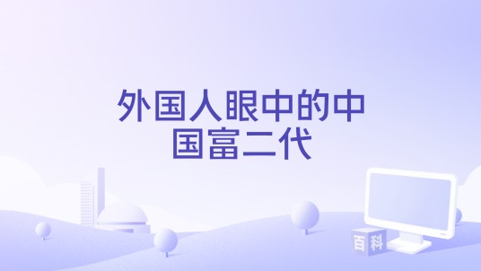 外国人眼中的中国富二代