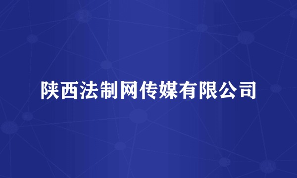 陕西法制网传媒有限公司