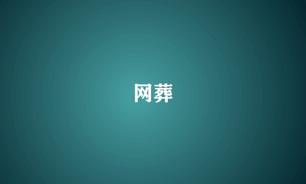 网葬