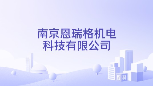 南京恩瑞格机电科技有限公司