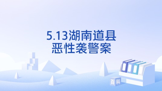 5.13湖南道县恶性袭警案