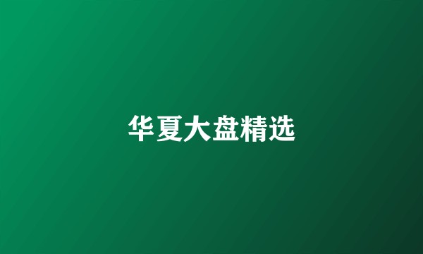 华夏大盘精选