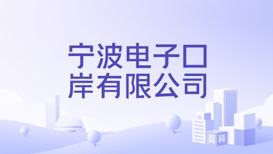 宁波电子口岸有限公司