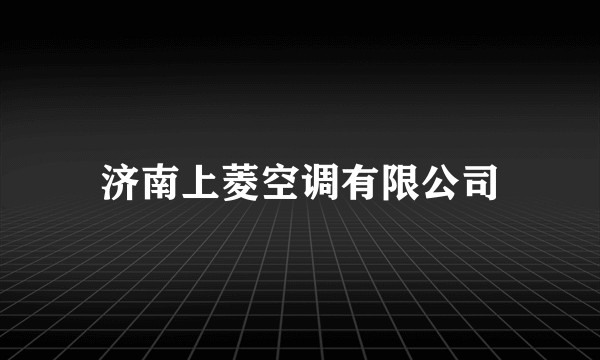 济南上菱空调有限公司