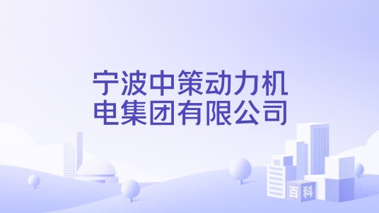 宁波中策动力机电集团有限公司