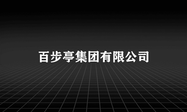 百步亭集团有限公司