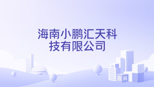 海南小鹏汇天科技有限公司