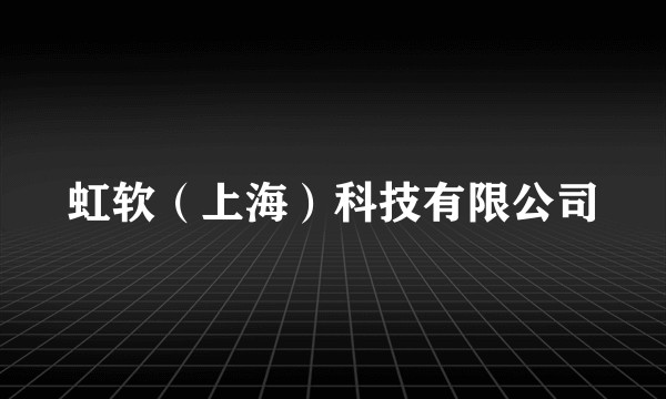 虹软（上海）科技有限公司
