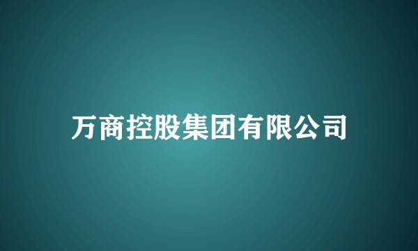 万商控股集团有限公司