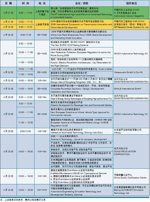 日程计划