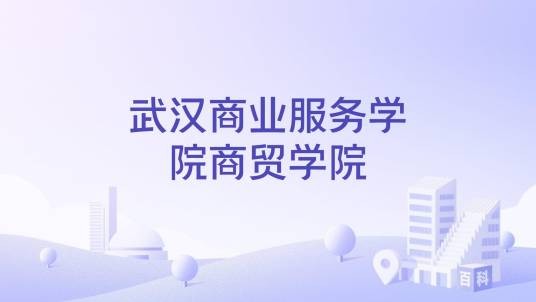 武汉商业服务学院商贸学院