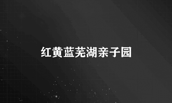 红黄蓝芜湖亲子园
