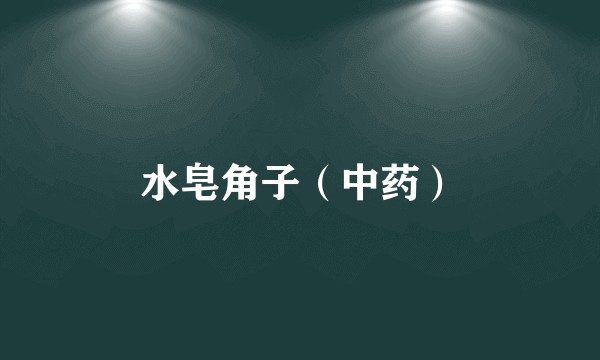 水皂角子（中药）