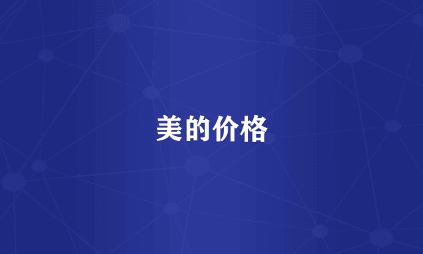 美的价格
