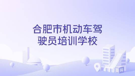 合肥市机动车驾驶员培训学校