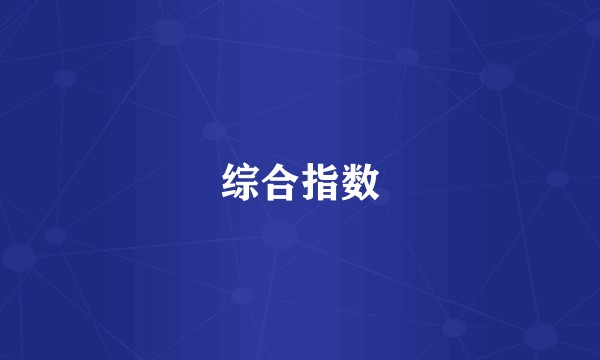 综合指数