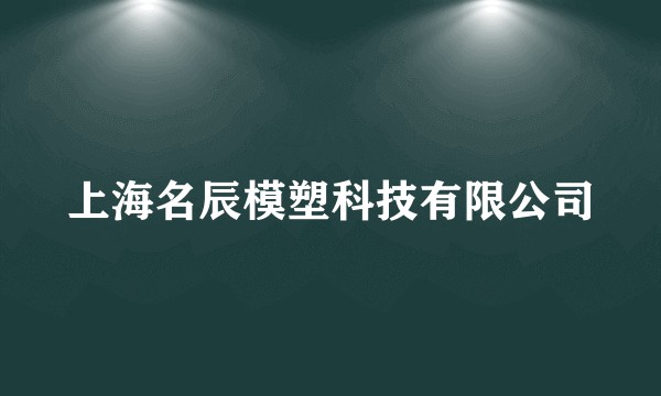 上海名辰模塑科技有限公司