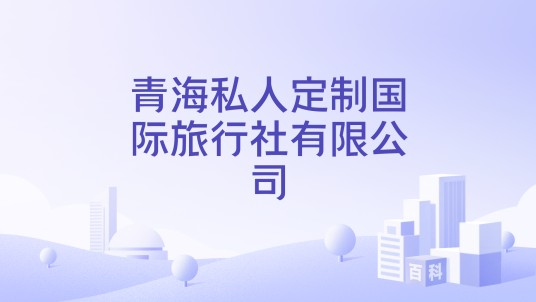 青海私人定制国际旅行社有限公司