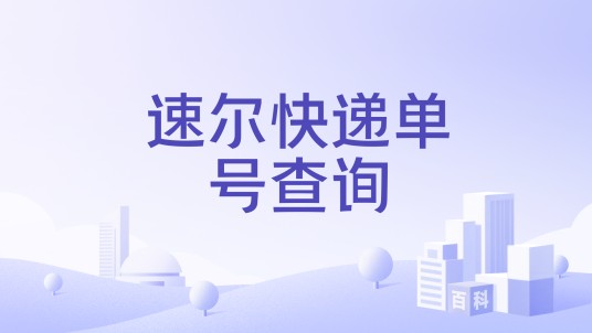 速尔快递单号查询