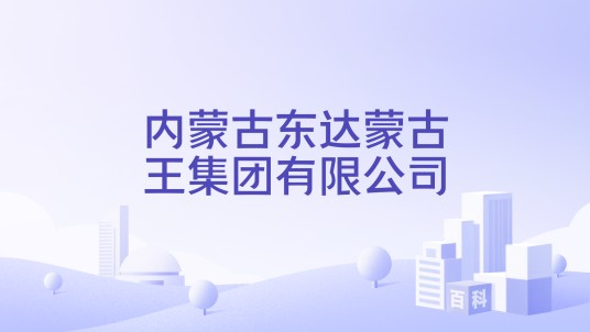 内蒙古东达蒙古王集团有限公司