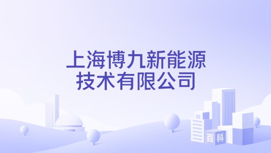 上海博九新能源技术有限公司