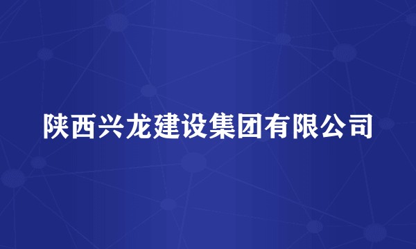 陕西兴龙建设集团有限公司