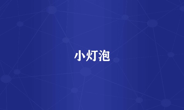 小灯泡