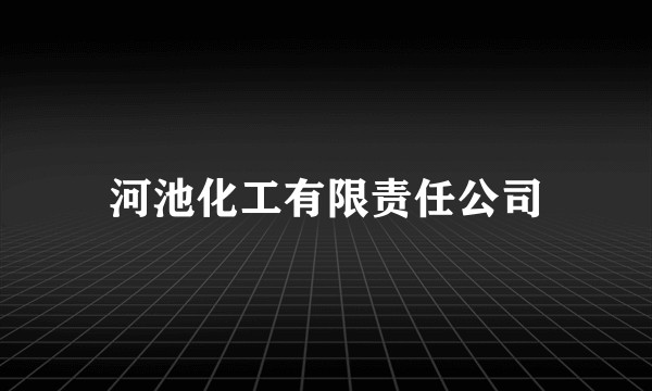 河池化工有限责任公司