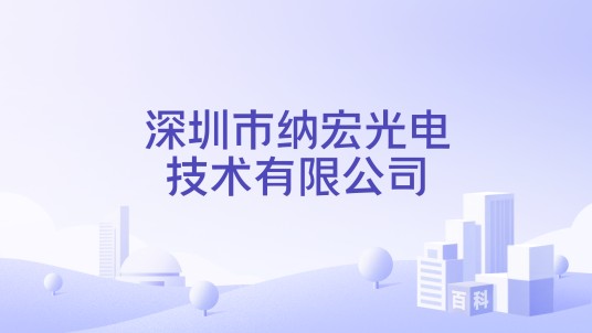 深圳市纳宏光电技术有限公司