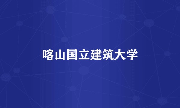 喀山国立建筑大学