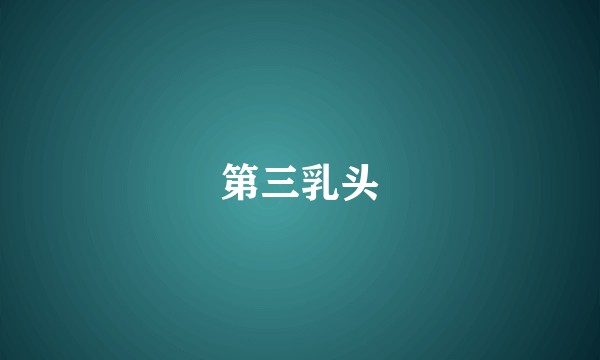 第三乳头