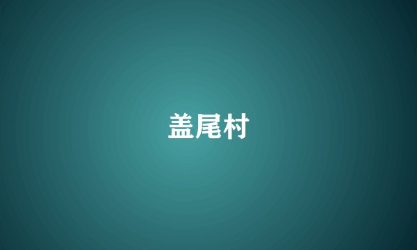 盖尾村
