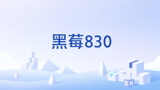 黑莓830