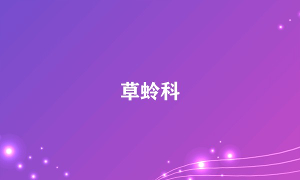 草蛉科