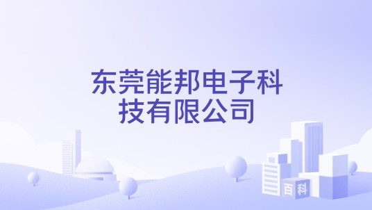 东莞能邦电子科技有限公司