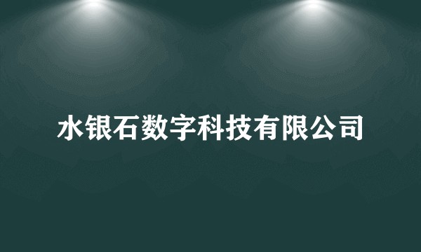 水银石数字科技有限公司