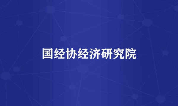 国经协经济研究院