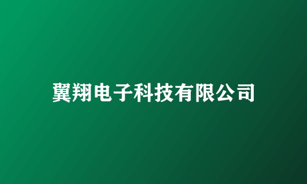 翼翔电子科技有限公司